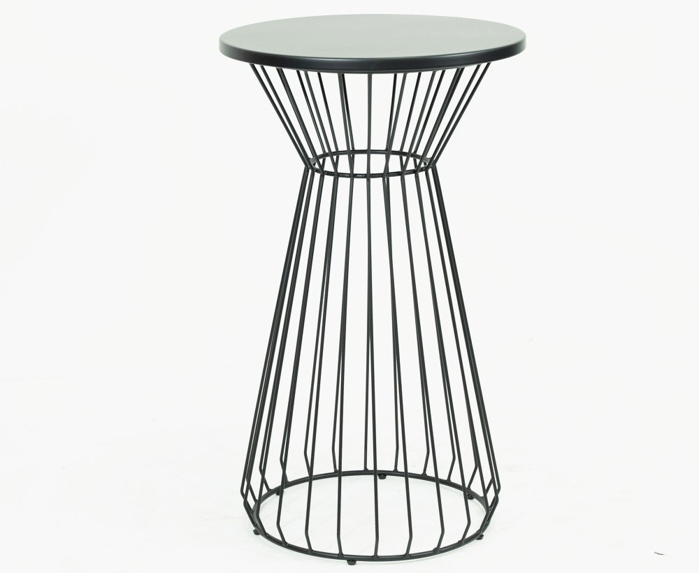 Round Metal Bar Table